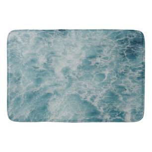 Blauwe Ocean Summer Beach Waves Badmat