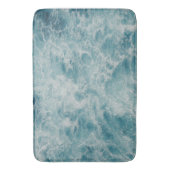Blauwe Ocean Summer Beach Waves Badmat (Voorkant Verticaal)
