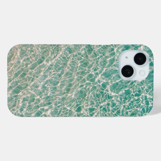 Blauwe Ocean Summer Beach Waves Case-Mate iPhone Case (Achterkant (horizontaal))