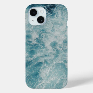 Blauwe Ocean Summer Beach Waves iPhone 15 Case