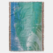 Blauwe Ocean Summer Beach Waves Deken (Voorkant Verticaal)
