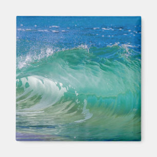 Blauwe Ocean Summer Beach Waves Magneet