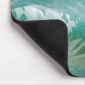 Blauwe Ocean Summer Beach Waves Muismat (Hoek)