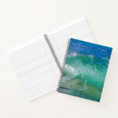 Blauwe Ocean Summer Beach Waves Notitieboek (Binnen)