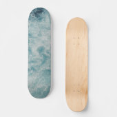 Blauwe Ocean Summer Beach Waves Persoonlijk Skateboard (Voorkant)