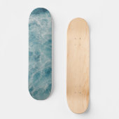 Blauwe Ocean Summer Beach Waves Persoonlijk Skateboard (Voorkant)