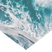 Blauwe Ocean Summer Waves Korte Tafelloper (Hoek)