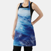 Blauwe oceanfotografie schort (Insitu)