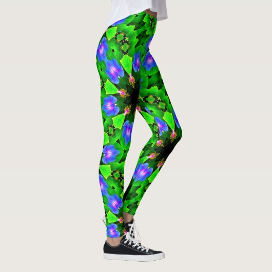 blauwe ochtend groen leggings (Rechts)