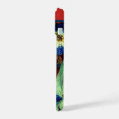 BLAUWE OCHTENDGLOREN FLORALE MONOGRAM iPhone 15 HOESJE (Linkerkant)