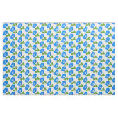 Blauwe ochtendgloren stof (Yard (91,4 cm))
