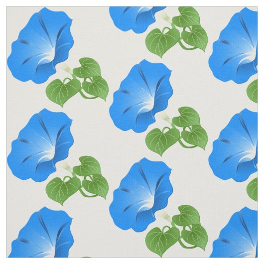 Blauwe ochtendgloren stof (Swatch)