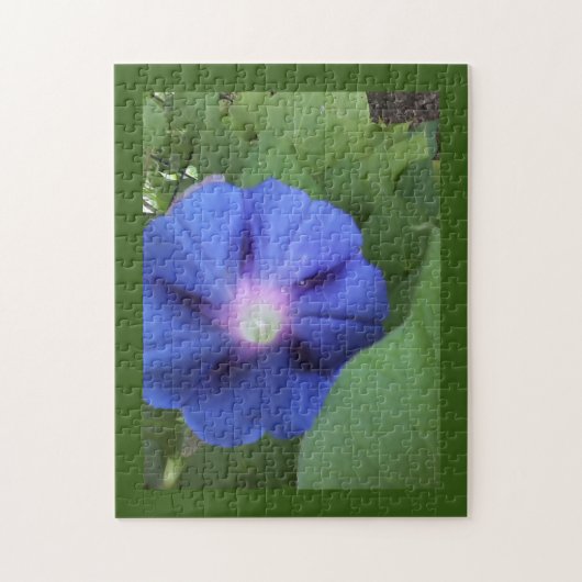 blauwe ochtendglorie legpuzzel (Verticaal)