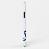 Blauwe octopus Case-Mate iPhone case (Achterkant/rechts)