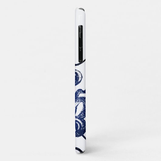 Blauwe octopus Case-Mate iPhone case (Achterkant/links)