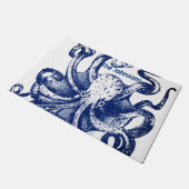 Blauwe octopus deurmat (Schuin)