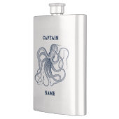 Blauwe octopus illustratie, aangepaste naam en kap flacon (Links)
