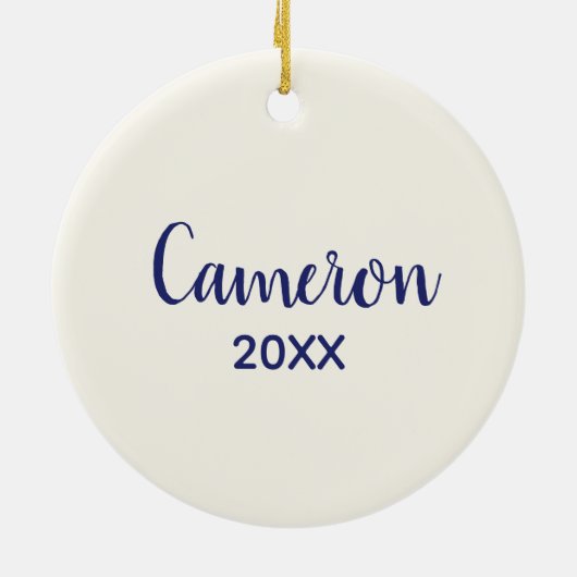 Blauwe octopus keramisch ornament (Achterkant)