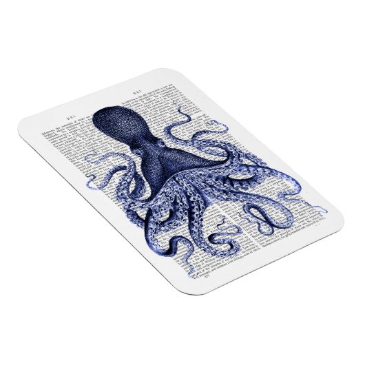 Blauwe octopus magneet (Rechterzijde)