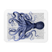 Blauwe octopus magneet (Horizontaal)