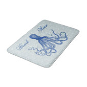  Blauwe Octopus met Anchors Beach House Badmat (Gekanteld)