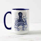 Blauwe octopus mok (Links)