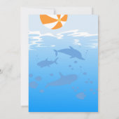  Blauwe Octopus Onder de Zee Jongens Verjaardagsfe Kaart (Achterkant)