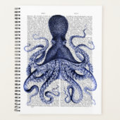 Blauwe octopus planner (Voorkant)
