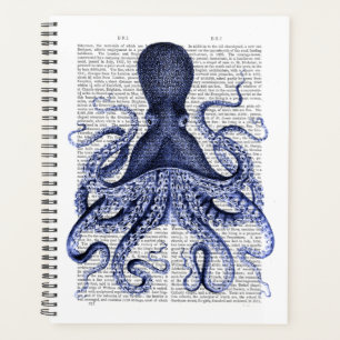 Blauwe octopus planner