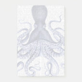 Blauwe octopus post-it® notes (Voorkant)