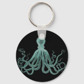 Blauwe octopus Sleutelhanger (Voorkant)