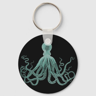 Blauwe octopus Sleutelhanger