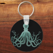 Blauwe octopus Sleutelhanger (Voorkant)