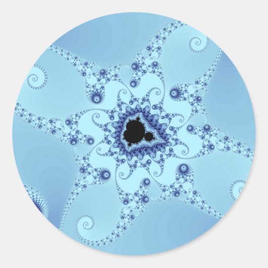 Blauwe Octopussen Stickers (Voorkant)