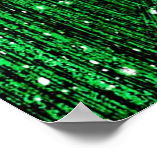 Blauwe of rode pil neo poster (Hoek)