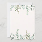 Blauwe of roze ballonnen groen geslacht onthullen kaart (Achterkant)