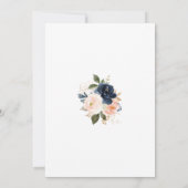 Blauwe of roze Teddy Bear Geslacht Partij Kaart (Achterkant)