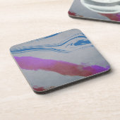 Blauwe ogen bier onderzetter (Linkerzijde)