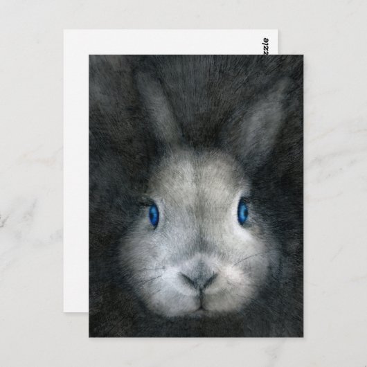 BLAUWE OGEN BRIEFKAART (Voorkant / Achterkant)