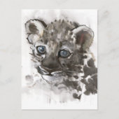 Blauwe ogen briefkaart (Voorkant)