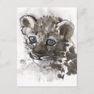 Blauwe ogen briefkaart