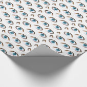 blauwe ogen cadeaupapier (Hoek)