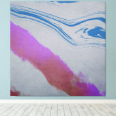 Blauwe ogen canvas afdruk (Insitu (Houten vloer))