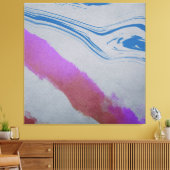 Blauwe ogen canvas afdruk (Insitu (Woonkamer))