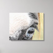 Blauwe ogen canvas afdruk (Voorkant)
