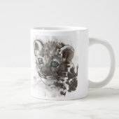 Blauwe ogen grote koffiekop (Rechts)