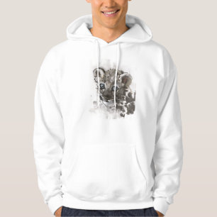 Blauwe ogen hoodie