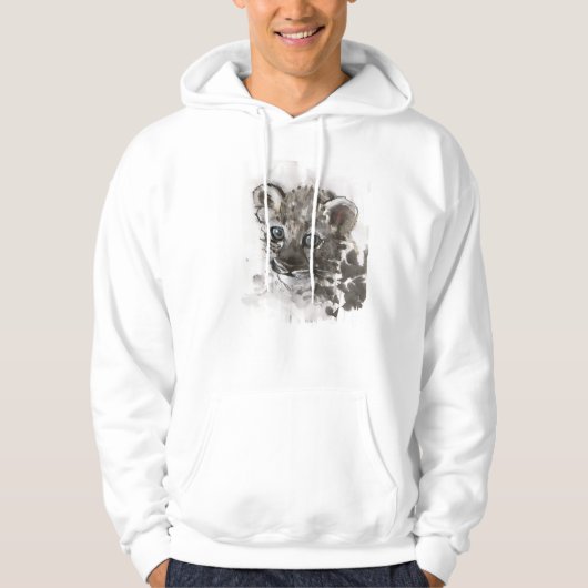 Blauwe ogen hoodie (Voorkant)