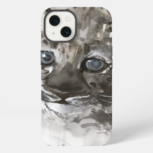 Blauwe Ogen iPhone Hoesje (Achterkant)