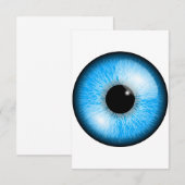 Blauwe ogen kaart (Voorkant / Achterkant)